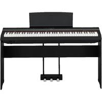 YAMAHA 雅马哈 电钢琴88键重锤P225智能数码电子钢琴家用便携式初学者125A