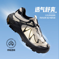 骆驼（CAMEL）云山2代Air运动登山鞋2026春季男鞋防撞抓地增高女休闲户外徒步鞋 G16SX48024 米白/黑 男 42