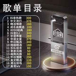 sorinsun/小音享 车载U盘 64GB 套餐三【专人调制3900歌曲+100视频】