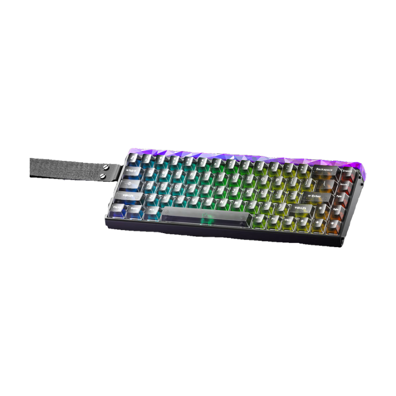  AULA/狼蛛 8K回报率 机械键盘 键帽  玉皇磁轴 黑雾 RGB