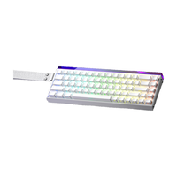 AULA/狼蛛 8K回报率 机械键盘 灯塔键帽  玉皇磁轴 白色 RGB