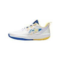 李宁童鞋儿童篮球鞋男大童光能Pre轻质回弹支撑抗扭运动鞋YKBU046 标准白/彩蓝色-19 38