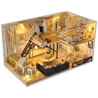 巧之匠 diy小屋手工制作阁楼别墅小房子模型拼装艺术房子玩具生日礼物女