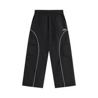  LI-NING/李宁 防风防晒 儿童运动长裤  黑色-1 150
