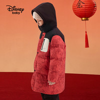  Disney/迪士尼 加厚大朵白鸭绒 儿童羽绒服  150 高145-155cm重70-85斤 红底米奇暗纹