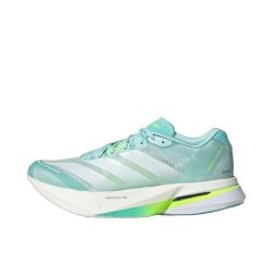 阿迪达斯 Adizero Boston 13 竞训跑鞋 低帮 防滑耐磨 透气 女款/绿色 37⅓