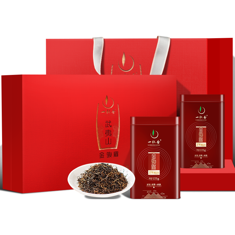  YIBEIXIANG/一杯香 蜜香 金骏眉红茶 礼盒  礼盒装 250g