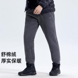 Pioneer Camp 户外运动厚绒长裤抓绒裤男款冬季加绒加厚保暖卫裤宽松运动休闲裤
