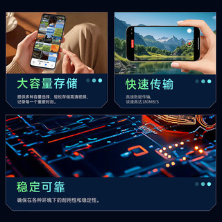 飞利浦（PHILIPS）1TB Type-C USB3.2 双接口手机U盘 升级版 61UT-D 金属旋转 高速读写 商务办公学习耐用优盘