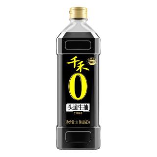 千禾 0添加酱油生抽 匠心酿造调味品春曲原酿1L 春曲原酿1L*2瓶