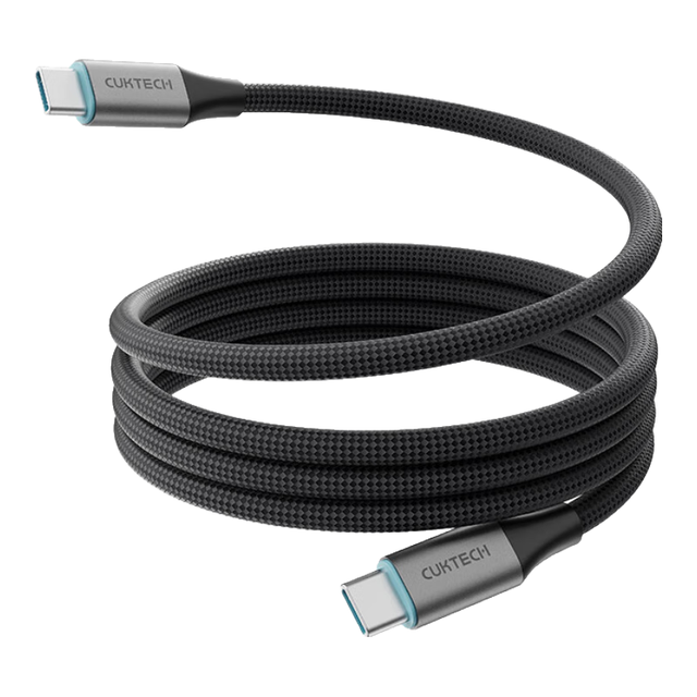 酷态科 磁吸编织数据线Type-C充电线ctc编织240W功率6A电流 1.5米