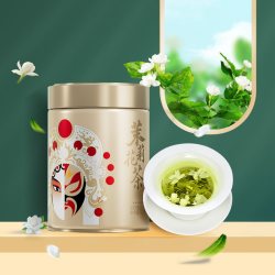 林湖 五星特级茉莉花茶 125g 罐装