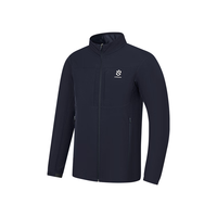 乔丹山神加绒外套男风衣冬季保暖防泼水防风运动户外夹克 新星蓝 S