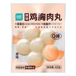 优形 弹弹鸡胸肉丸6颗 48g/袋