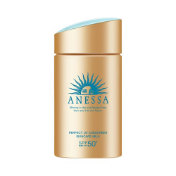 安耐晒 ANESSA/安热沙 小金瓶高倍防晒霜 成膜快 不闷不油 1瓶