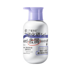 三个魔发匠 二硫化硒毛囊洗发水 控油去屑 止痒久留香 400ml