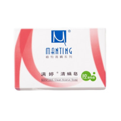 满婷 清螨皂控油祛痘（100g）（除螨皂香皂fei硫磺洗手洁面洗澡肥皂）