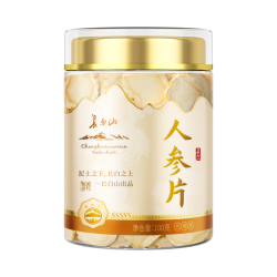 长白山 人参片 2.0cm大片滋补人参茶春节长辈新年100g 2.0-3.0cm大片