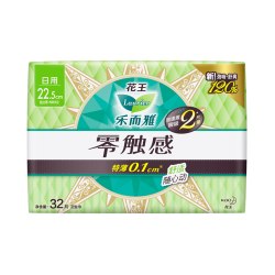 乐而雅 零触感卫生巾超丝薄 225mm*96片