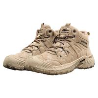  WARRIOR/回力 防泼水 男士登山鞋  卡其 43
