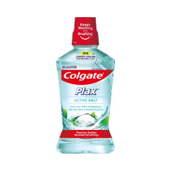 高露洁 清爽海盐精油进口漱口水500ml*2瓶 含氟深层清洁