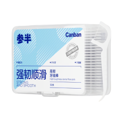 参半 NYSCPS/参半 高韧护理牙线棒 圆线强韧 便捷 1盒
