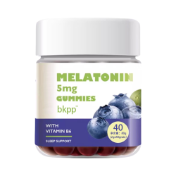 Nature's Key 自然之钥 褪黑素 蓝莓味 闪睡眠软糖片 5mg 40粒 1瓶