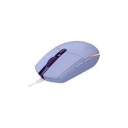 罗技 G102 二代 有线鼠标 RGB流光灯效 轻量化设计 宏程 紫色