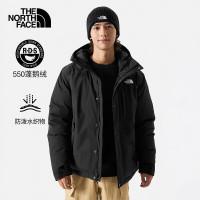 北面 TheNorthFace 88R4 连帽羽绒服 550蓬鹅绒 防风防水 保暖防泼溅 黑 L