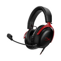 HYPERX Cloud Ⅲ 飓风3 头戴式有线游戏耳机 黑红