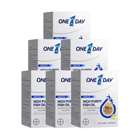 ONE A DAY 拜耳水晶深海鱼油送礼囤货6盒装 95%高纯度omega3rtg结构