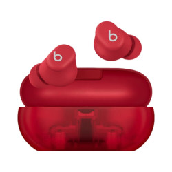 Beats Solo Buds 真无线蓝牙耳机 入耳式 舒适 跑步 晶透红