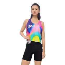 必迈 FRSL001 轻量运动短裤 田径竞赛 速干支撑 高弹面料 骑士黑/女 2XL