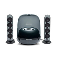 宅家玩乐：哈曼卡顿 SoundSticks4 水晶4代 无线蓝牙音响 高音质 重低音 黑色