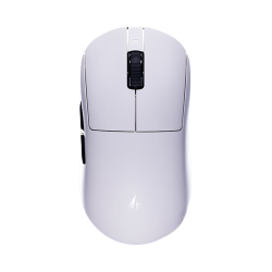 艾泰克 蜻蜓A9 Ultra Max 2.0 双模鼠标 有线+2.4G连接 轻量化设计 白色