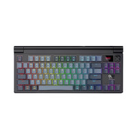 CHERRY/樱桃 MX8.3 机械键盘 84键 铝合金 三模 热插拔 红轴 Gasket结构 茶轴 星陨灰