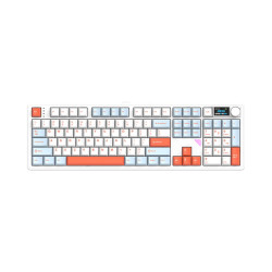 HELLO GANSS GANSS/高斯 GS3108TPRO 机械键盘 108键 三模 RGB灯效 KTT静音红轴 白羽