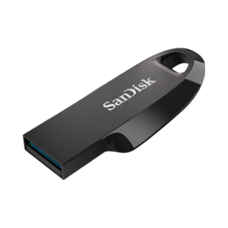 闪迪 5年质保-闪迪64GB USB3.2 U盘 CZ550黑色 读速100MB/s 安全加密 数据恢复 学习办公电脑车载
