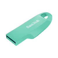 闪迪 64GB USB3.2 U盘 CZ550绿色 安全加密 数据恢复 学习电脑办公投标 小巧便携 车载 大容量优盘