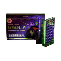 MelGeek MADE68Ultra+ 磁轴键盘 68键  TTC-RGB万磁王-紫心轴 EVA初号机限定联名礼盒款