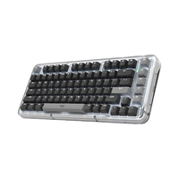 罗技 ALTO KEYS K75M 机械键盘 双模 75键 全键无冲 热插拔 大理石轴 黑色