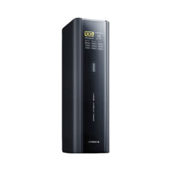 酷态科 15号超级电能柱 移动电源 20000mAh 210W快充 多口输出 可上飞机 钛黑色