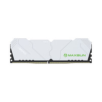 铭瑄 机甲暴风系列 DDR5 内存条 白色 马甲条 高速读取 高性能 16GB×2