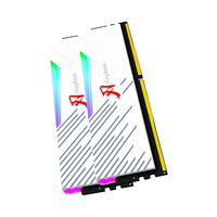 金百达 32GB(16GBX2)套装 DDR5 6000 台式机内存条海力士A-die颗粒 白刃RGB灯条 C28 AI电脑配件