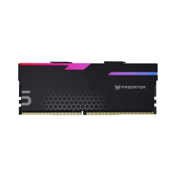 PREDATOR 32G(16G×2)套装 DDR5 6000频率 台式机内存条 Hermes冰刃系列 RGB灯条(C28) 石耀黑
