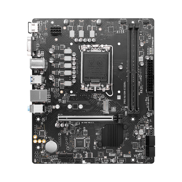 微星 H610M爆破弹主板 DDR4电脑主板 5-6K装机优选 性价比主板 PRO H610M-E D4