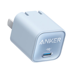 Anker 30W 氮化镓充电器晨雾蓝