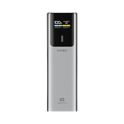 酷态科 10号电能柱 移动电源 10000mAh 150W 双向快充 可上飞机 金属