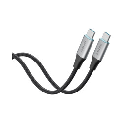 酷态科 CMC610 Type-c转Type-c 6A数据线 PD3.1协议 磁吸 黑色