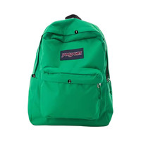 JANSPORT 大容量经典升级款双肩包 防泼水 个性印花 焦绿